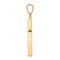 14K Yellow Gold Cross Pendant Charm Religious Jewelry 30 X 14mm